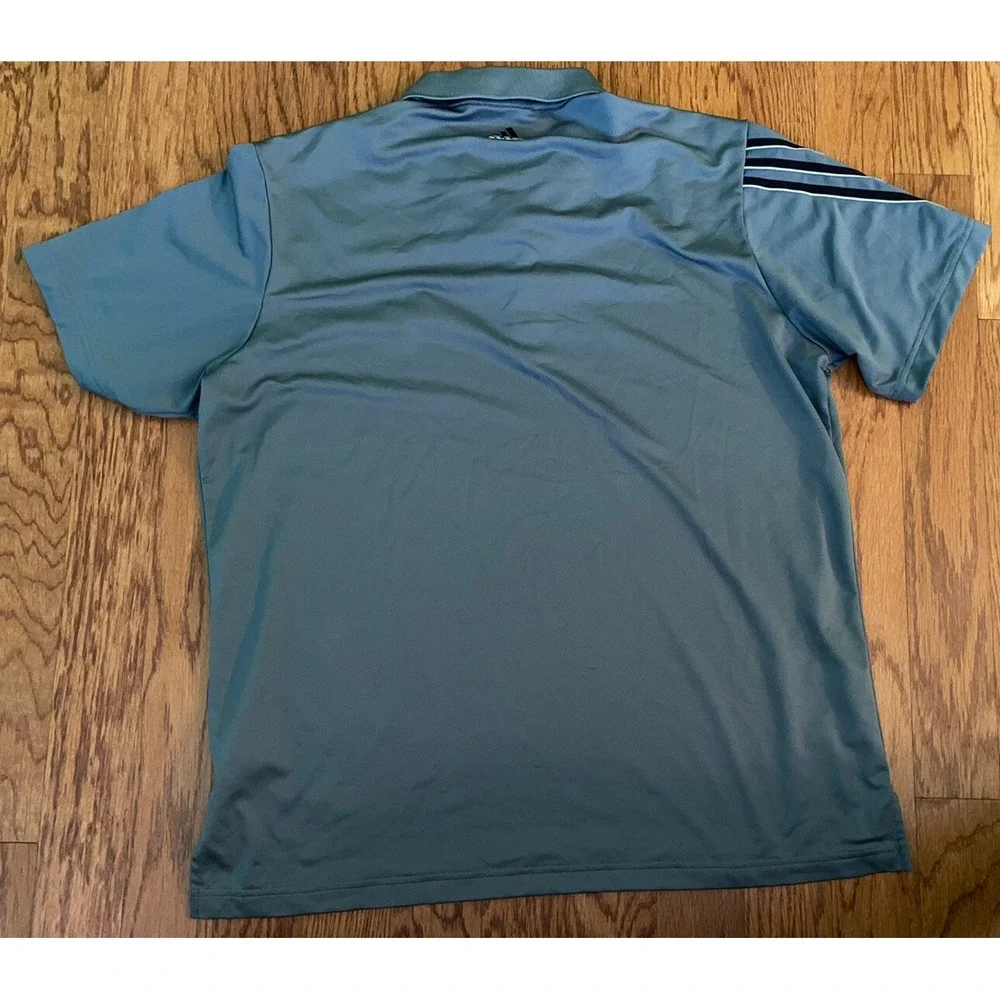 Adidas Atlanta‎ Hawks Mens Polo Shirt Golf Collard Size XL Gray short sleeve